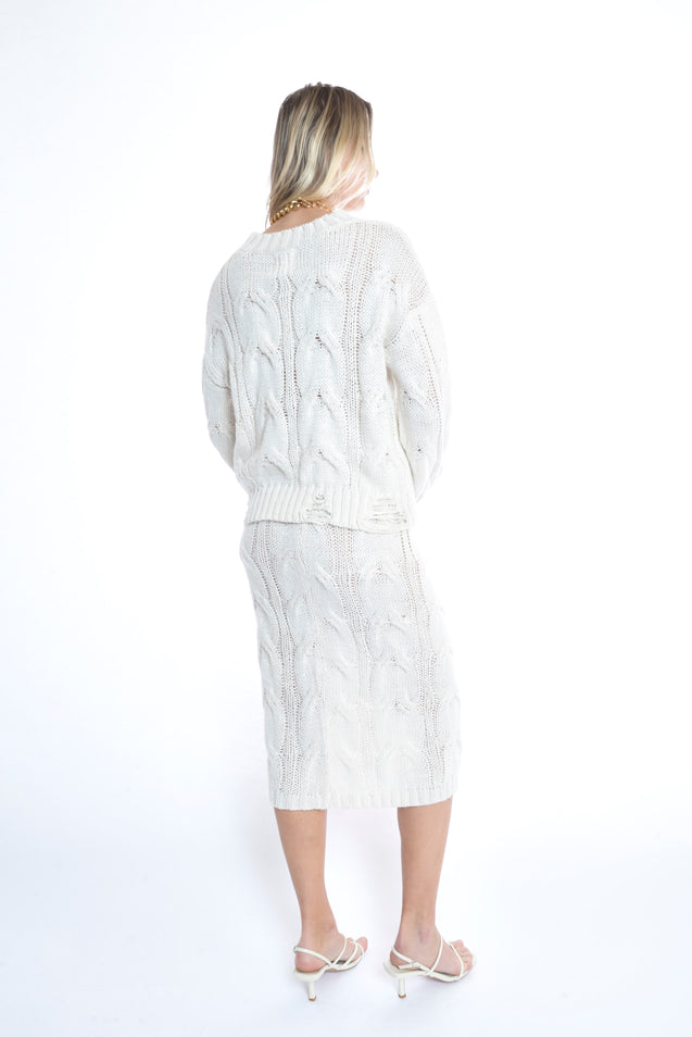 Folley Knit Jumper - CREAM