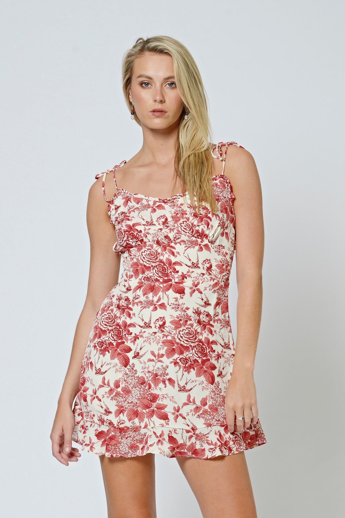 Juliette Mini Dress - VINTAGE ROSE