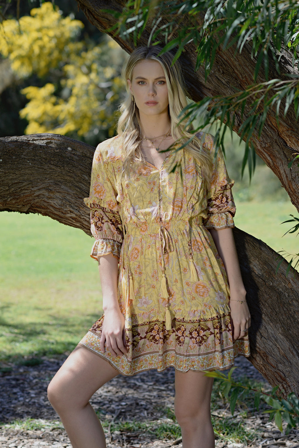 Sun Chaser Dress - HONEY