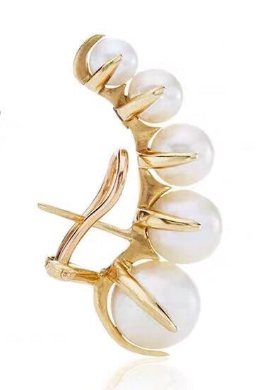 Twisted Earring - PEARL