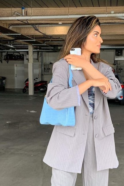 Wavy Purse - BLUE