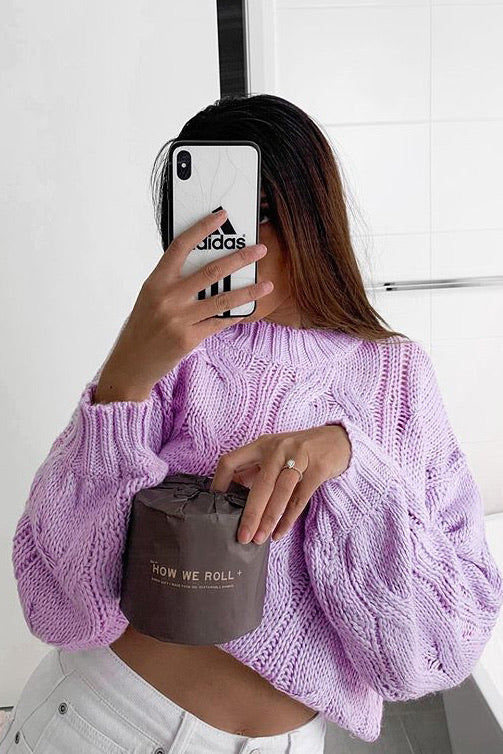Folley Knit Jumper - LILAC