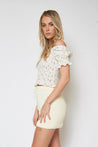 Darling Blouse - WHITE FLORAL