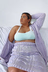 Folley Knit Skirt - LILAC