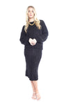 Folley Knit Skirt - BLACK