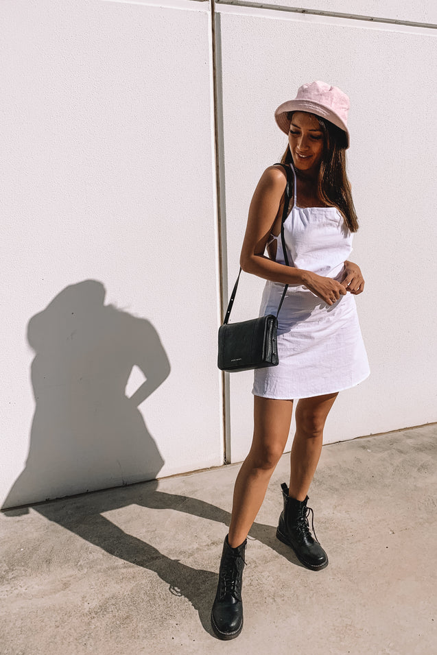 Daily String Mini Dress - WHITE