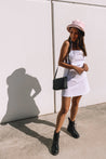 Daily String Mini Dress - WHITE