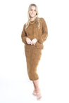 Folley Knit Jumper - BROWN