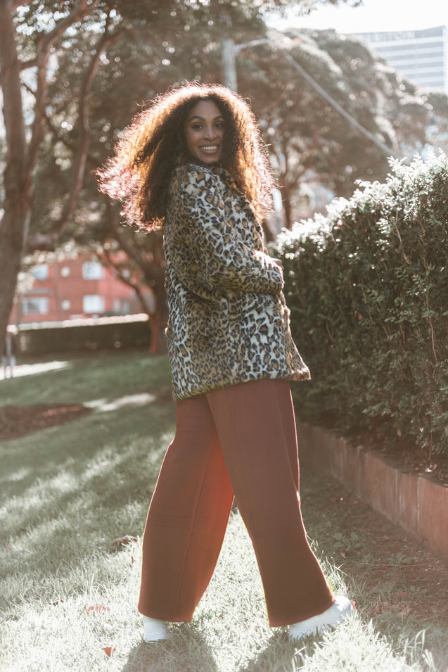 Leopard Fur Jacket - LEOPARD