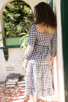 Gingham Dress - BLACK