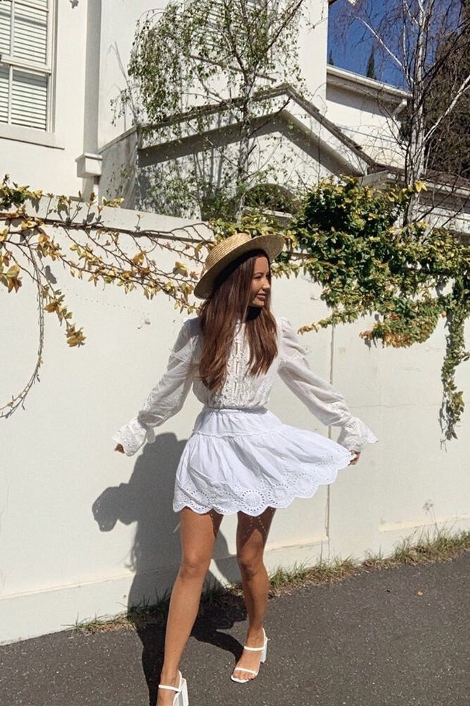 Paris Blouse - WHITE