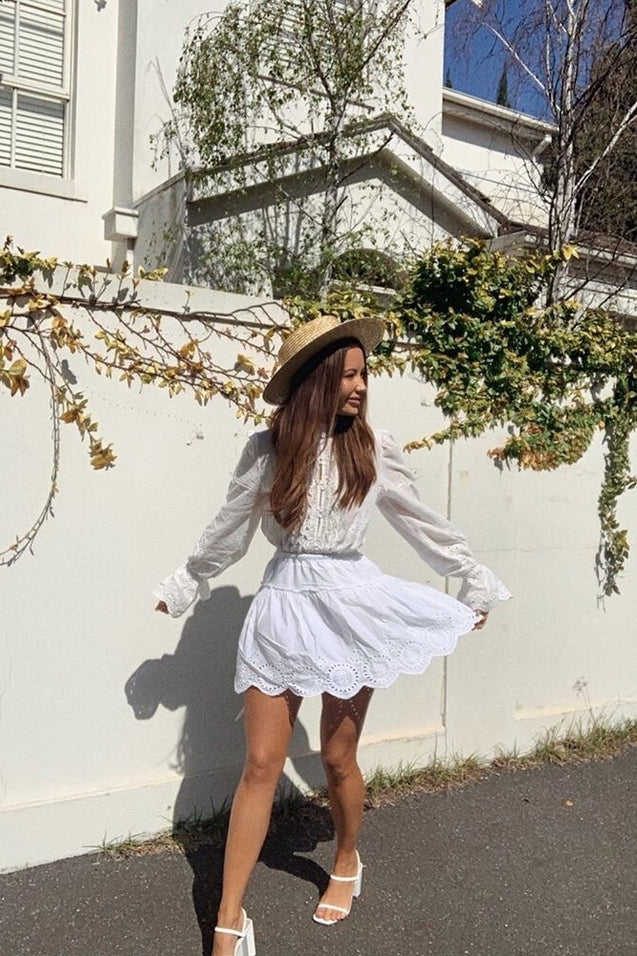 Paris Blouse - WHITE